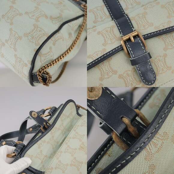 CELINE Paris Macadam Canvas Boogie Hand Bag Peppermint - Picture 11 of 13